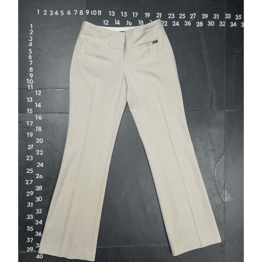 Express Editor Beige Flare Leg Dress Pants - Picture 2 of 5